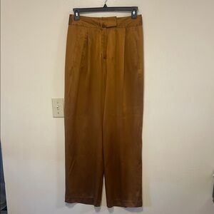 THE SEI
High-rise silk satin wide-leg pants